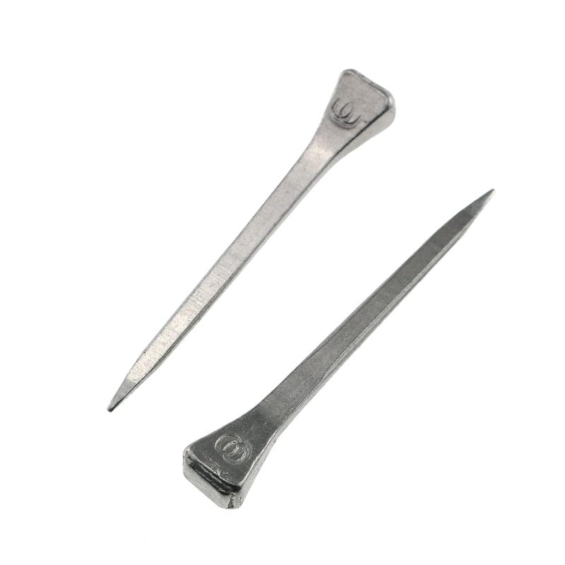 Eoutstanding 50Pcs Steel 1.2 Inch E3 Horseshoe Nail, Low-Carbon Steel - Image 3